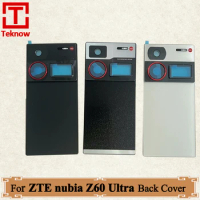 Original Back Glass For ZTE nubia Z60 Ultra Back Cover NX721J Battery Cover Housing Door Rear Case with Adhesive Replacement