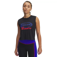 【UNDER ARMOUR】UA官方直營 女 Pjt Rock IP 背心_1389705-001(黑色)