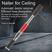 Ceiling artifact power adjustable one-piece nail silencer mini nail gun machine decoration installation tools nail gun