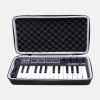 LTGEM eva Hard Case for Alesis V Mini 25 Key MIDI Keyboard Controller Storage Bag(only case)
