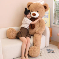 80/100cm Big Size Teddy Bear Plush Toy Giant Stuffed Animals Birthday Valentines Day Gift Soft Pillow Dolls Grilfriend Girl