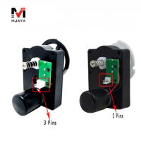3Pcs12/24V 2/3Pins Vending Machine Motor DC Gear Single Box For Snack Drinking Combo Automatic Slot Ball Machine For Sprial
