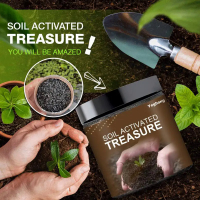 Soil Activated Treasure Organic Potting Soil Fully Loaded With Nutrients Indoor Outdoor Soil For Gardens &amp; Plant 100g200g