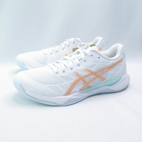 ASICS 1072A092102 GEL-TACTIC 12 女 排羽球鞋 支撐 穩定 白x淡橘【iSport愛運動】