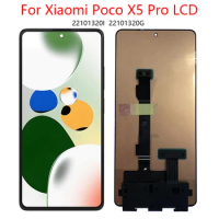 6.67'' For Xiaomi Poco X5 Pro LCD Display screen digitizer Assembly for poco x5pro lcd 22101320G, 22101320I lcd Frame
