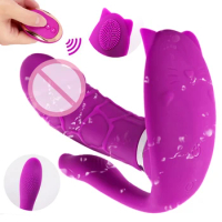 Wearable vibrator For Women Dildo Vibrating Panties Remote Control Vagina Clitoris Stimulator Anal Plug Massager Toy Adult