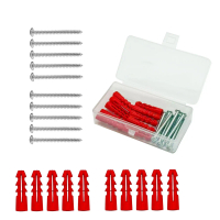 10pcs Anchor Screw Kit Drywall Anchors Self-Tapping Ceiling Installation Expansion