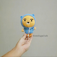 Boneka Ryan Kakao Hoodie Biru Size 16 cm/ Boneka Kakao