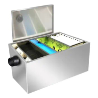 304 Fish Pond Filter System Indoor Fish Farm Tank Filter Box