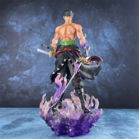 33cm One Piece Anime Figures Roronoa Zoro Action Figurine Wano Enma Pvc Statue Decoration Collectible Model Ornament Toy Gifts