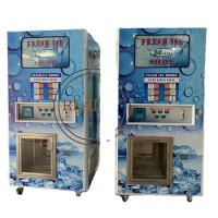 450kg/day OEM 24 Hours Automatic IC Card Pure Ice Water Vending Machine with RO System Filter Commercial Food and Beverage Vendo