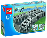 【折300+10%回饋】LEGO 樂高 7896 CITY Straight &amp; Curved Rails 樂高城市直線和曲線軌道)