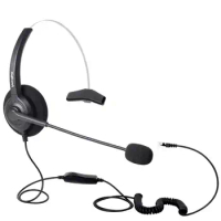 Volume and Mute Free Shipping RJ9 plug headset office headset noise canceling headset for Avaya 2400 4600 Mitel Nortel