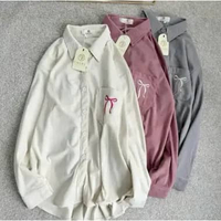 DOLLAR - ZFS KEMEJA CORDUROY WANITA ADIRA BORDIR TOP LENGAN PANJANG / FANZIE BORDIR PITA IMPORT PREM