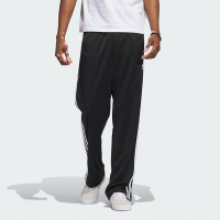 adidas 愛迪達 長褲 男款 運動褲 亞規 三葉草 黑 IJ7055