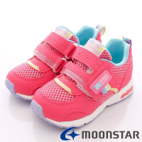 日本月星Moonstar童鞋-四大機能3E系列2146粉(15-21cm中小童段)櫻桃家