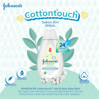 Johnson's Cottontouch Top To Toe Hair&Body Baby Bath 200ml BOTOL