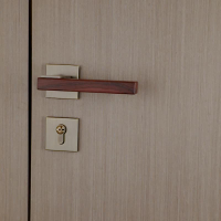 新中式房門鎖分體臥室門鎖室內磁吸木門鎖靜音房間青古銅家用鎖具