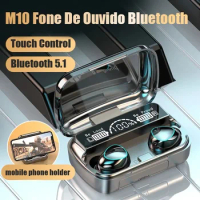 M10 Tws Bluetooth Earphones Handfree LED Dispay Headphones Blutooth HiFi Stereo Music Wireless Earbuds Waterproof Gaming Headset