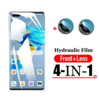 Hydraulic Film for Huawei Mate 40 Pro Plus Screen Protective on Hau Wei Mate 40pro Mate40 Pro+ Camera Lens Tempered Glass
