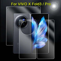 Front / Back Soft TPU Film For VIVO X Fold3 / Pro Ultra Clear Anti Scratch Full Coverage Screen Protector -Not Tempered Glass