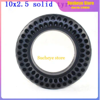 10'' Electric Scooter Solid Tire Parts 10x2.50 Without Tube Tyre for Quick 3 ZERO 10X Inokim OX Folding