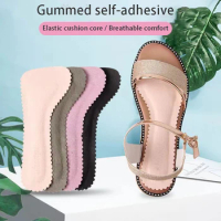 2pcs Leather Sandal Insoles for Women High Heel Sweat-absorbing Deodorant Shoes Sole Stickers Seven-point Half Pads Soft Bottom
