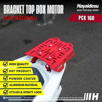 Hayaidesu Bracket Top Box Motor PCX 160 - Bracket Dudukan Box Belakang PCX 160 MERAH