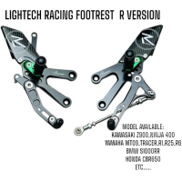 FOOTREST LT “R” VERSION SIAP SKRU R25 R3 NINJA 400 R1 R6 Z900 MT09 TRACER S1000RR CNC RACING BMW YAM