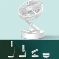 Portable Fan Mini Folding Small Fan Usb Rechargeable Humidifier Remote Control Outdoor Mist Stand Fans Table Fan Air Cooler Fan