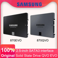 SAMSUNG SSD 870 EVO 500GB 250GB QVO 1TB 2TB 4T 8TB 2.5'' SATA Internal Solid State Drive Storage USB 3.0 For Laptop or Desktop