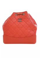 Chanel 二手香奈兒小號做舊小牛皮 Gabrielle 雙肩包