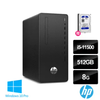 【HP升級+1TB SATA硬碟】惠普 280G8 MT 六核微型直立式商用電腦(i5-11500/8G/512SSD/W10P)