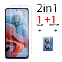 2in1 Anti-Scratch Clear protective glass For Motorola Moto G34 2023 motog 34 G 34 34g 6.5 inches Lens Screen Protector
