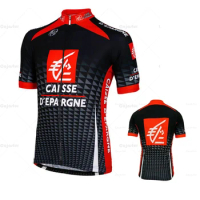 Retro Cycling Jersey Team Short Sleeves Mountain Bike Jersey Mtb Clothing Maillot Ciclismo Summer