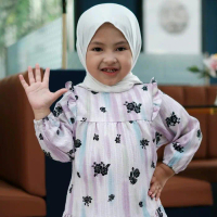 Gamis Balita Elnara Bunga Anak ^^Murah-gaes