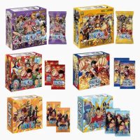 One Piece Collection Cards Box Booster Pack Anime Luffy Zoro Nami Chopper TCG Game Playing Game Cards