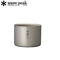 [ Snow Peak ] 雪峰M400鈦雙層杯 / Stacking mug 中型 / TW-126