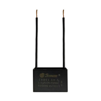 คาปาซิเตอร์พัดลม 18 นิ้ว 1.8uF รุ่น CBB61 สีดำ