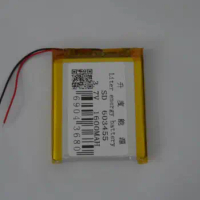 Polymer manufacturers direct 603455 3.7V 1600mAh mobile TV DVD lithium battery