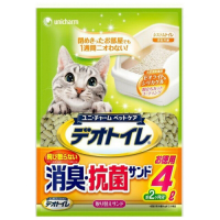 Unicharm除臭抑菌沸石矽膠砂 4L【兩包組】