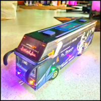 Mainan Anak Miniatur Bus PO Haryanto Full Lampu BUS INDONESIA