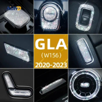 car Interior Stickers Diamond Decoration Protector Patch Accessories For Mercedes-Benz GLA W156 2020-2023 GLA180 GLA200 GLA220