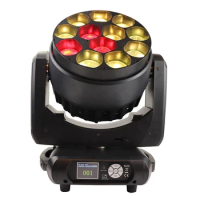 2pcs dot LED control led moving head zoom beam 12x40W LED RGBW 4in1 Zoom Pixel Moving Head for Wedding Theater TV Show