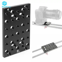 Switching Plate Camera Mounting Cheese Plate Mount Board SLR 1/4 3/8 for Railblocks Dovetails Short Rods for Canon 5D2 5D3 5D4