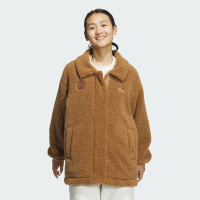 adidas 愛迪達 外套 女款 運動外套 寬鬆版 LOUNGE BOA JKT 棕 JJ3576 (S2834)