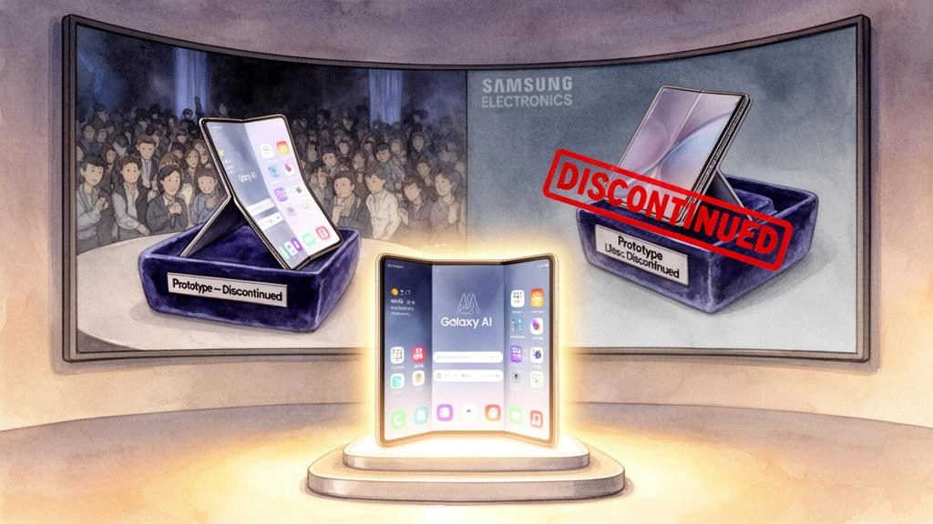 サムスン電子】「Galaxy Z TriFold」販売終了へ、発売からわずか3カ月