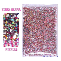 rhinestone pelangi/AB 3mm isi ±1000 pcs