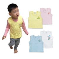 【Oluna 歐露娜】童馨 軟暖棉 小中童背心 0/2/4號(幼童背心 寶寶背心 居家背心 暖棉背心 防踢背心)