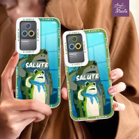 เคสโทรศัพท์กบเขียวคำนับสำหรับ Redmi k40/pro/+ 7,8/a/pro/dual 9/t/a/at/asport/prime/i/c/nfc 10/c/x a2